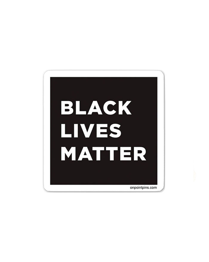 Black Lives Matter Sticker-On Point Pins-Strange Ways