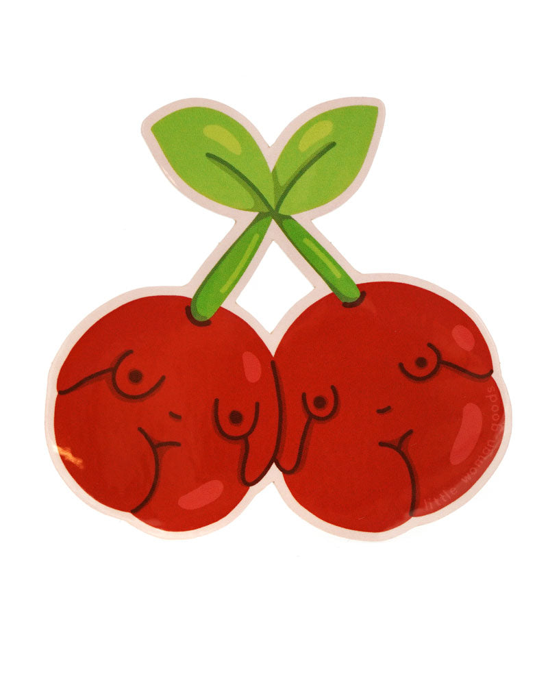 Cherry Girls Sticker-Little Woman Goods-Strange Ways