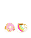 Coffee & Donut Earrings-Yellow Owl Workshop-Strange Ways