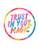 Trust In Your Magic Rainbow Suncatcher Window Decal-Color Oasis-Strange Ways