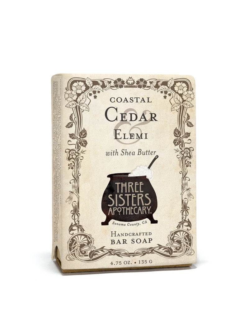 Cedar & Elemi Bar Soap-Three Sisters Apothecary-Strange Ways