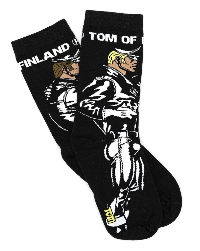 Tom Of Finland Leather Men Socks-Gumball Poodle-Strange Ways