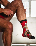 Tom Of Finland Vitruvian Men Socks-Gumball Poodle-Strange Ways