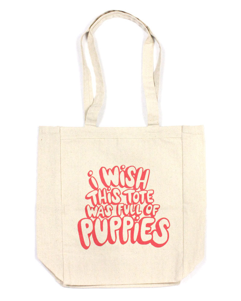 Full Of Puppies Tote Bag-Frog and Toad Press-Strange Ways