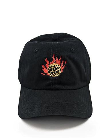 Burning Globe Dad Hat