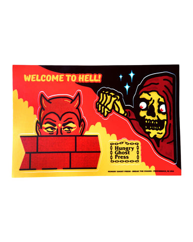 Welcome To Hell Sticker Sheet