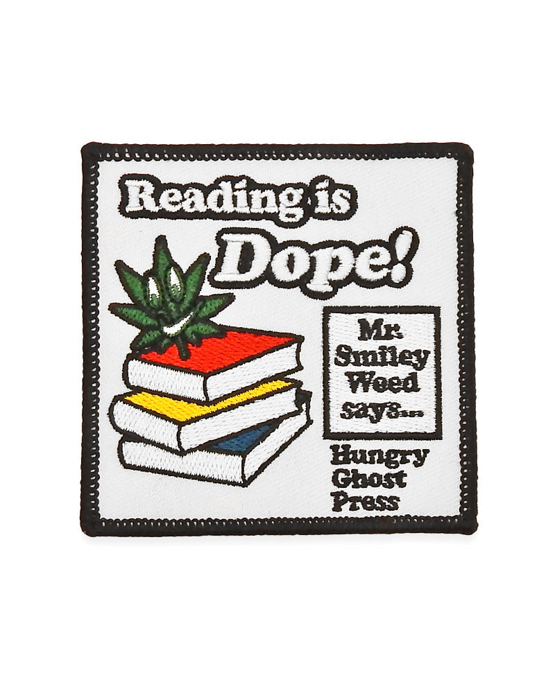 Reading Is Dope Patch-Hungry Ghost Press-Strange Ways