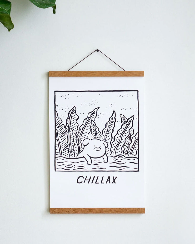 Wooden Art Print Hangers Large