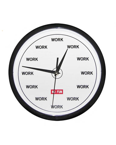 WORK Wall Clock