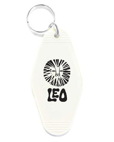 Leo Zodiac Sign Keychain