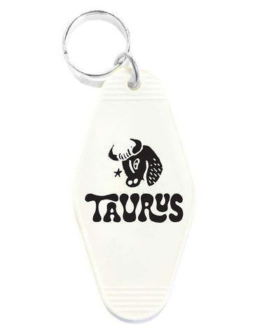 Taurus Zodiac Sign Keychain